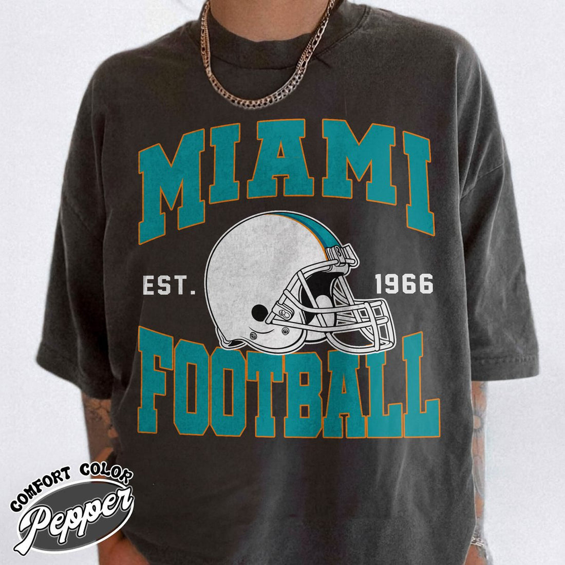 Unisex Miami football vintage t-shirt for men and women