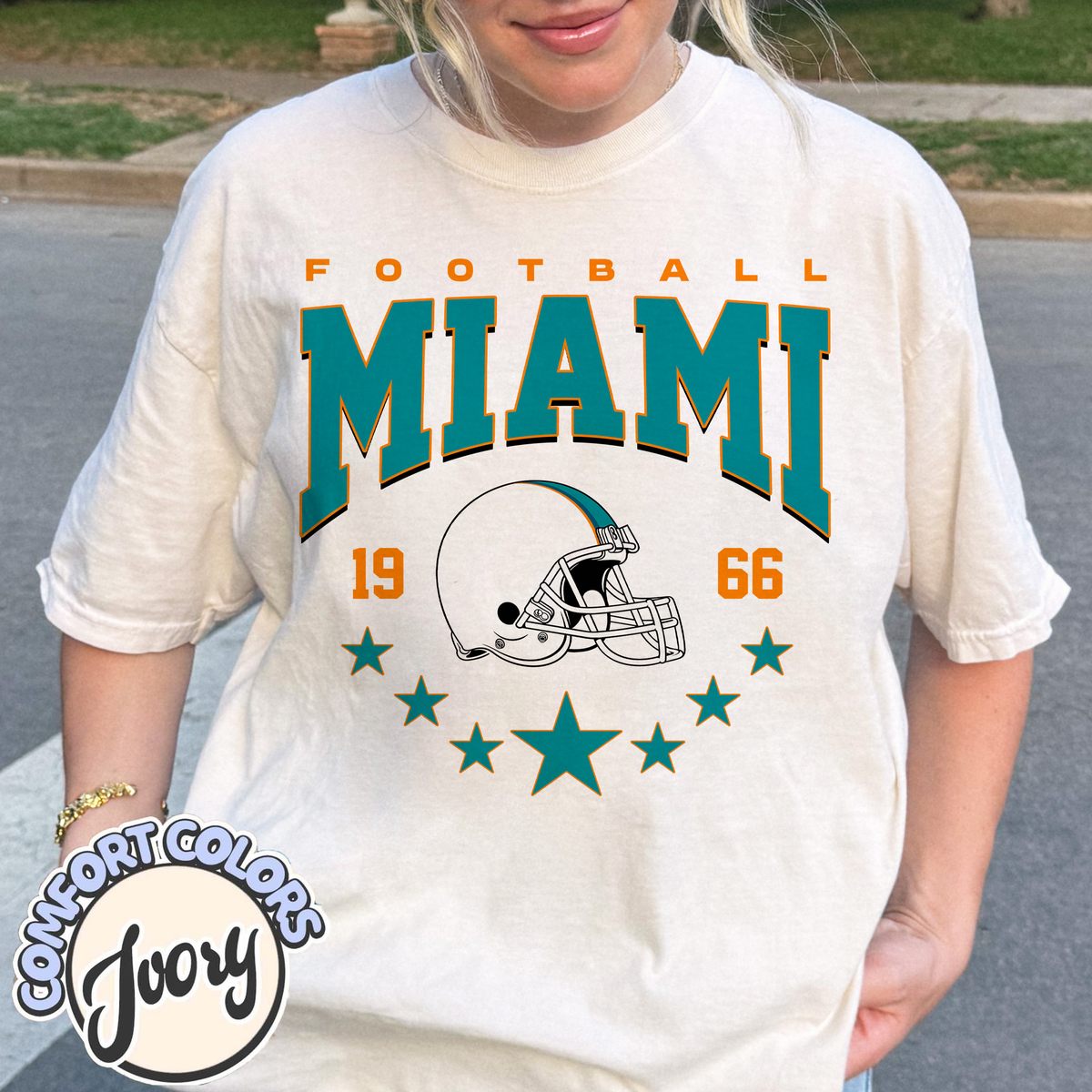 Unisex Miami football vintage t-shirt for men and women