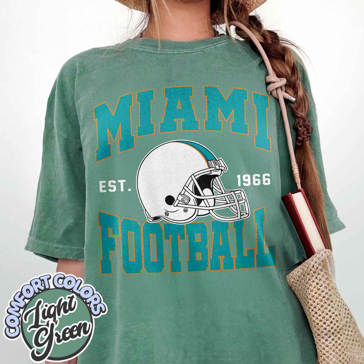 Unisex Miami football vintage t-shirt for men and women