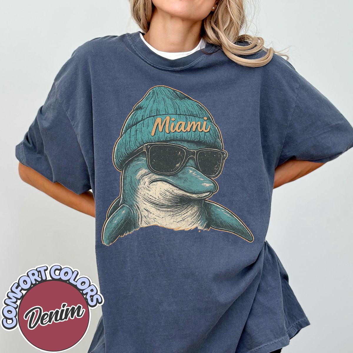 Unisex Miami football vintage t-shirt for men and women