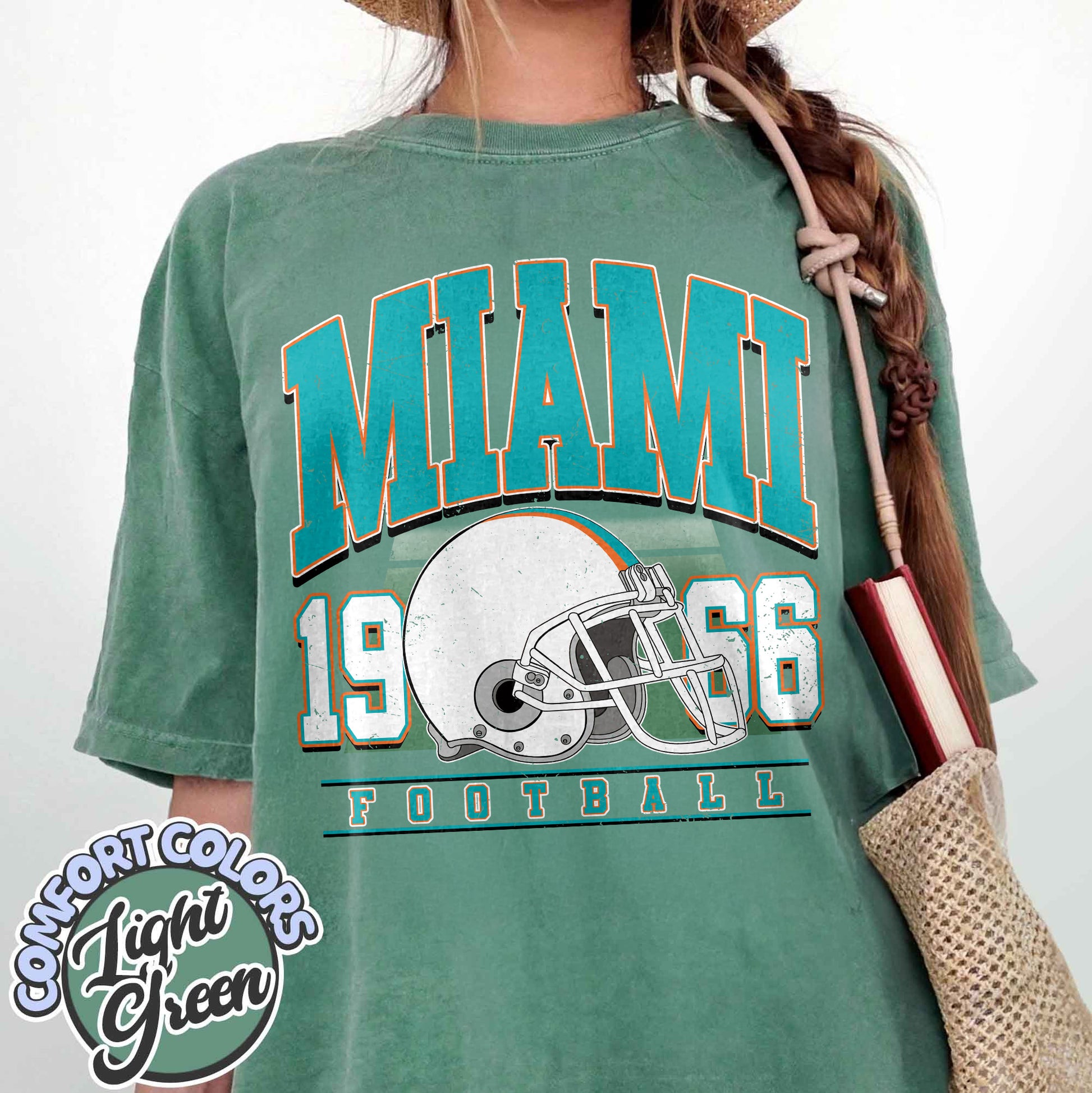 Unisex Miami football vintage t-shirt for men and women
