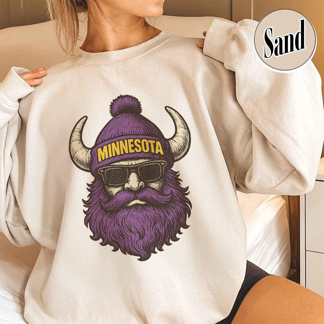 Unisex Minnesota football vintage crewneck sweatshirt for men and women