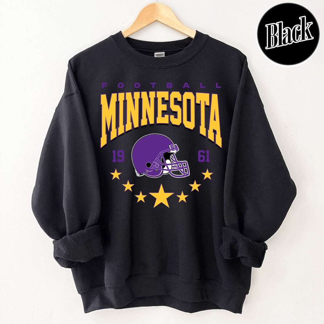Unisex Minnesota football vintage crewneck sweatshirt for men and women