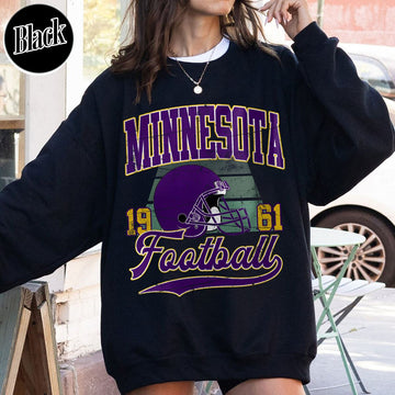Unisex Minnesota football vintage crewneck sweatshirt for men and women