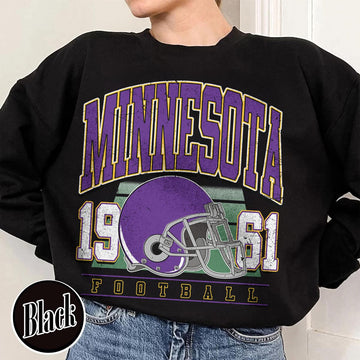 Unisex Minnesota football vintage crewneck sweatshirt for men and women
