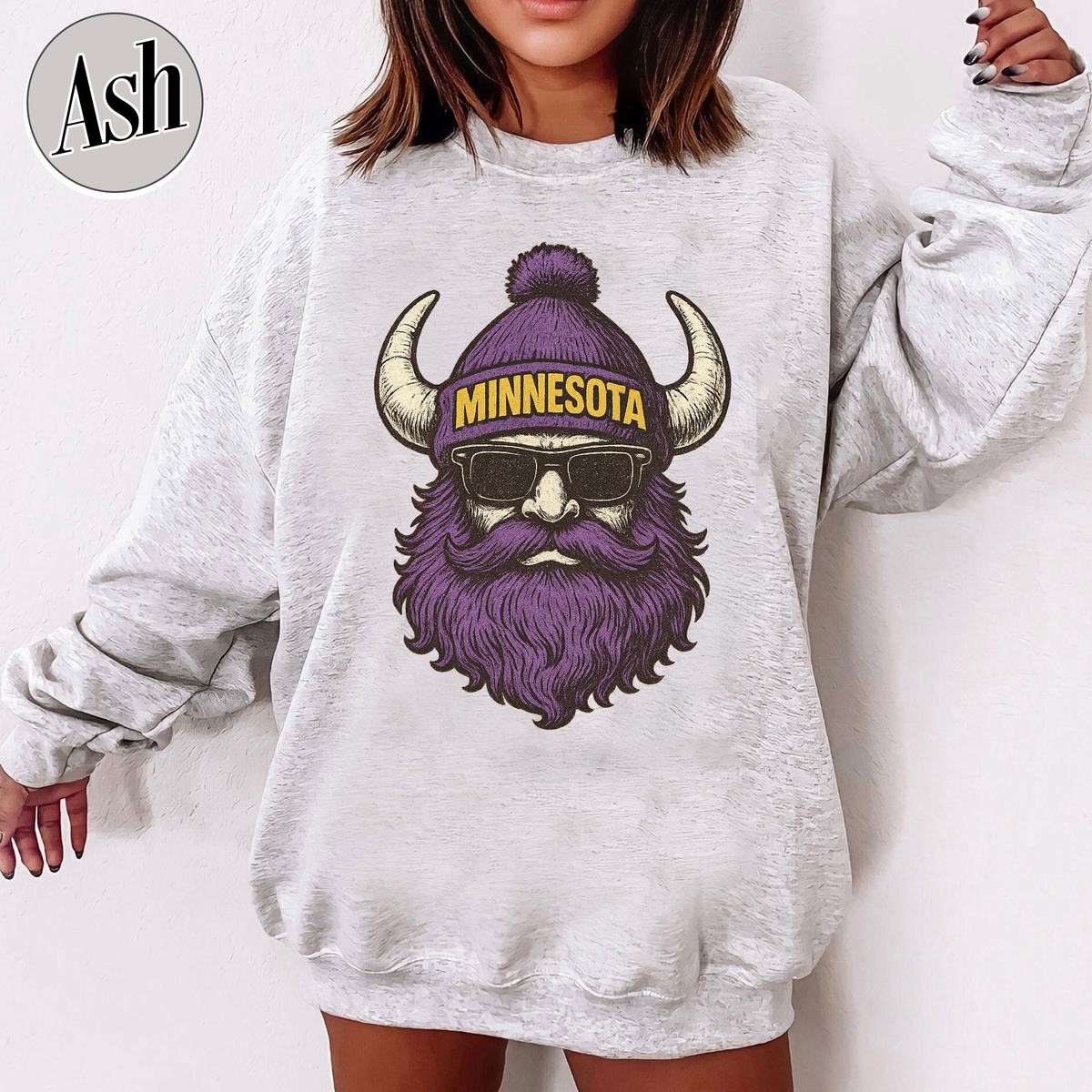 Unisex Minnesota football vintage crewneck sweatshirt for men and women