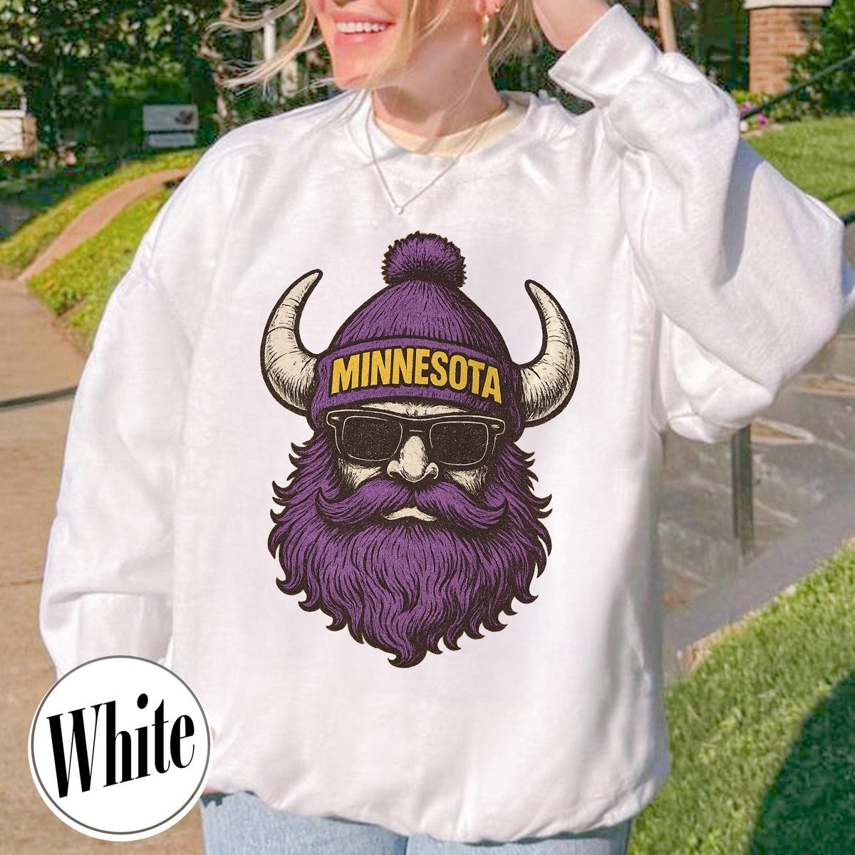 Unisex Minnesota football vintage crewneck sweatshirt for men and women