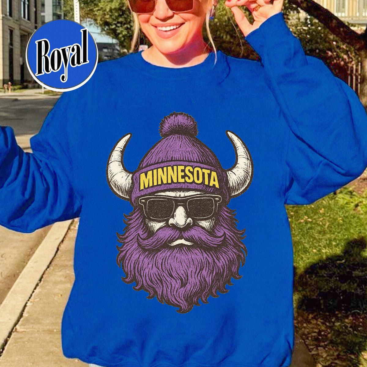 Unisex Minnesota football vintage crewneck sweatshirt for men and women