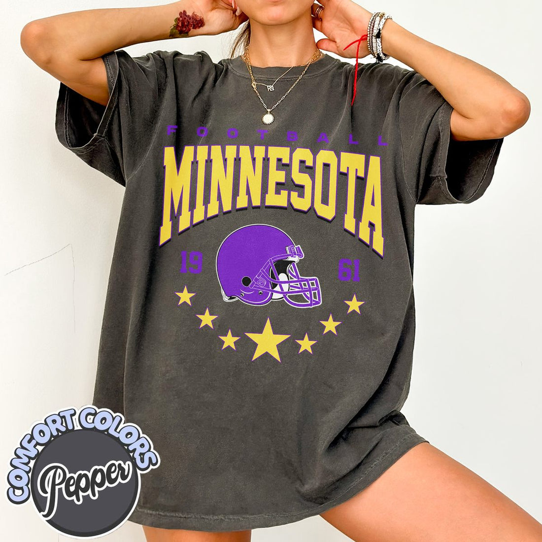 Unisex Minnesota football vintage t-shirt for men and women