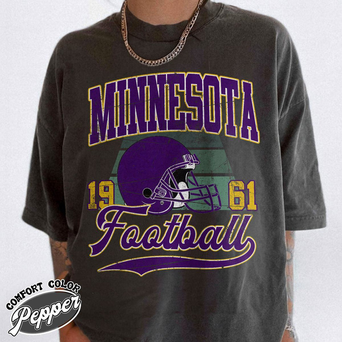 Unisex Minnesota football vintage t-shirt for men and women