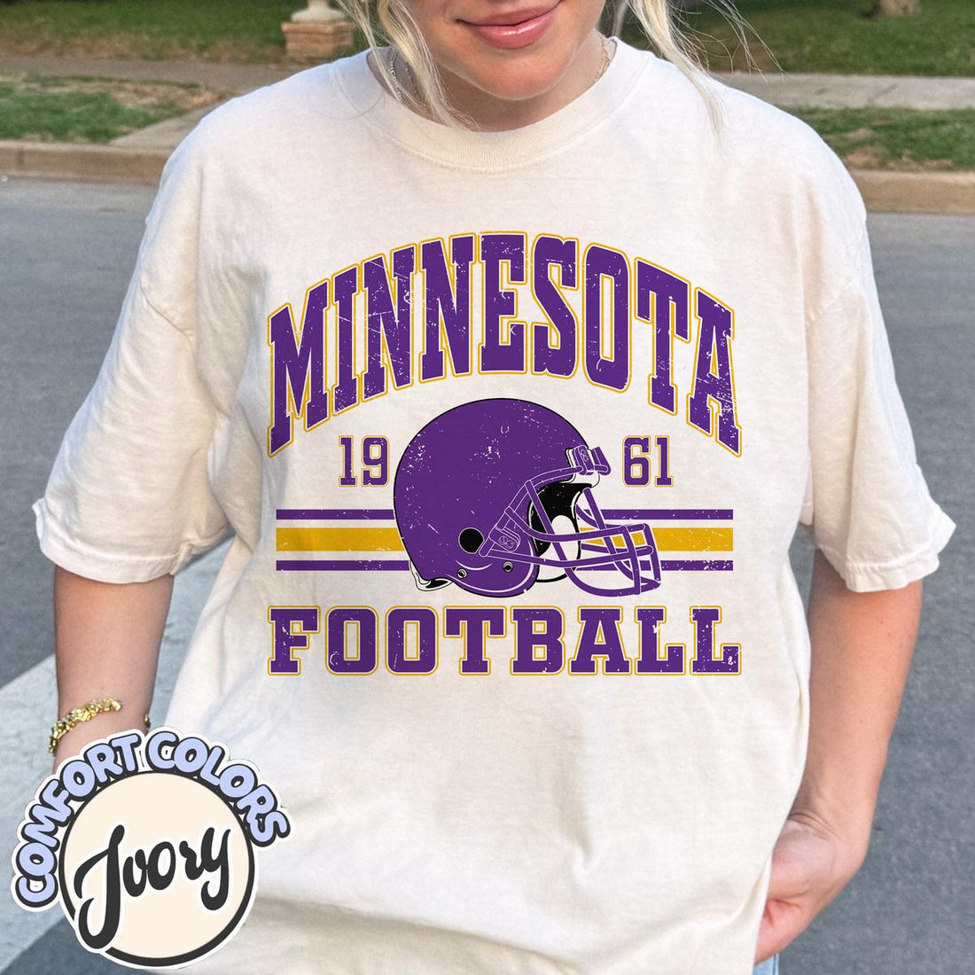 Unisex Minnesota football vintage t-shirt for men and women