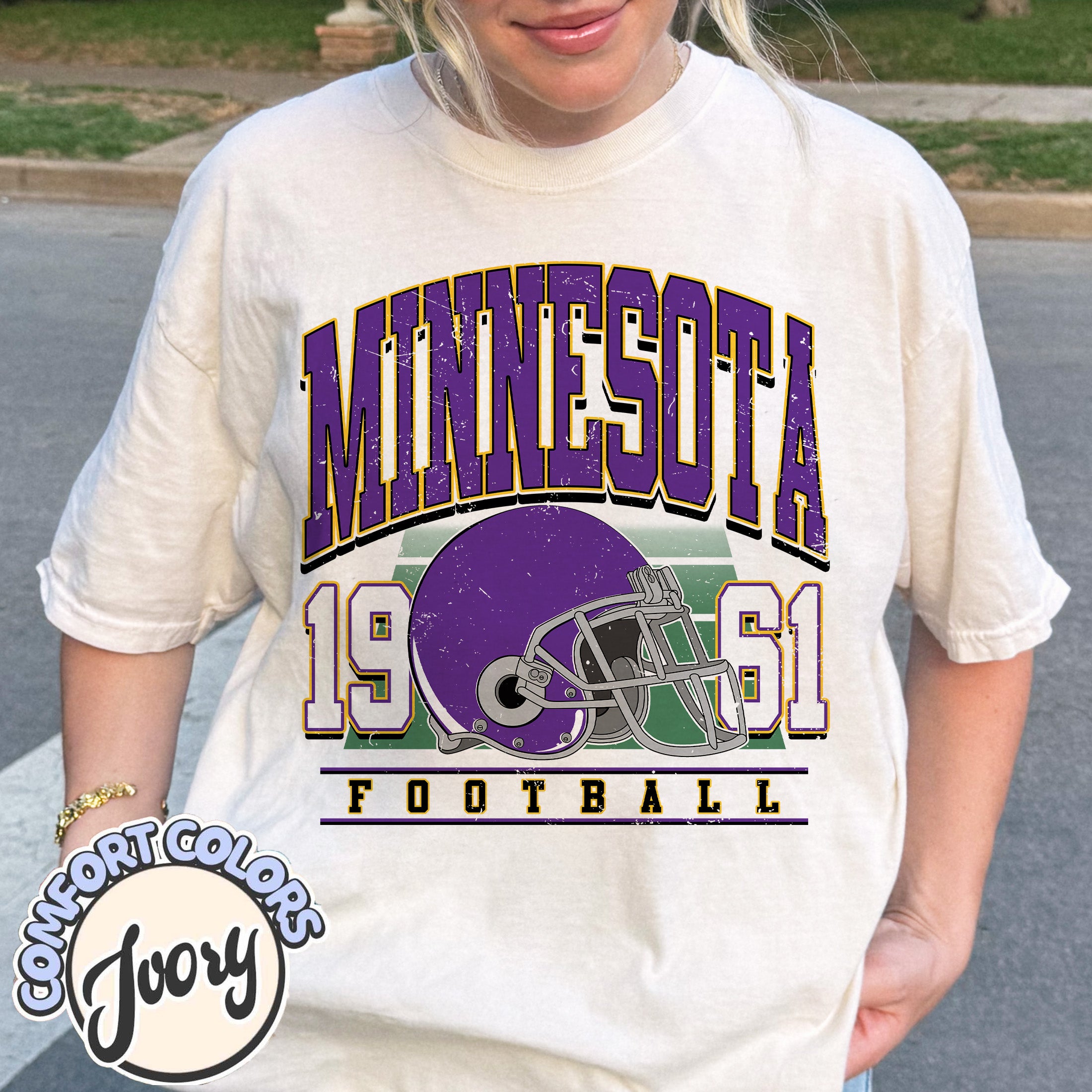Unisex Minnesota football vintage t-shirt for men and women