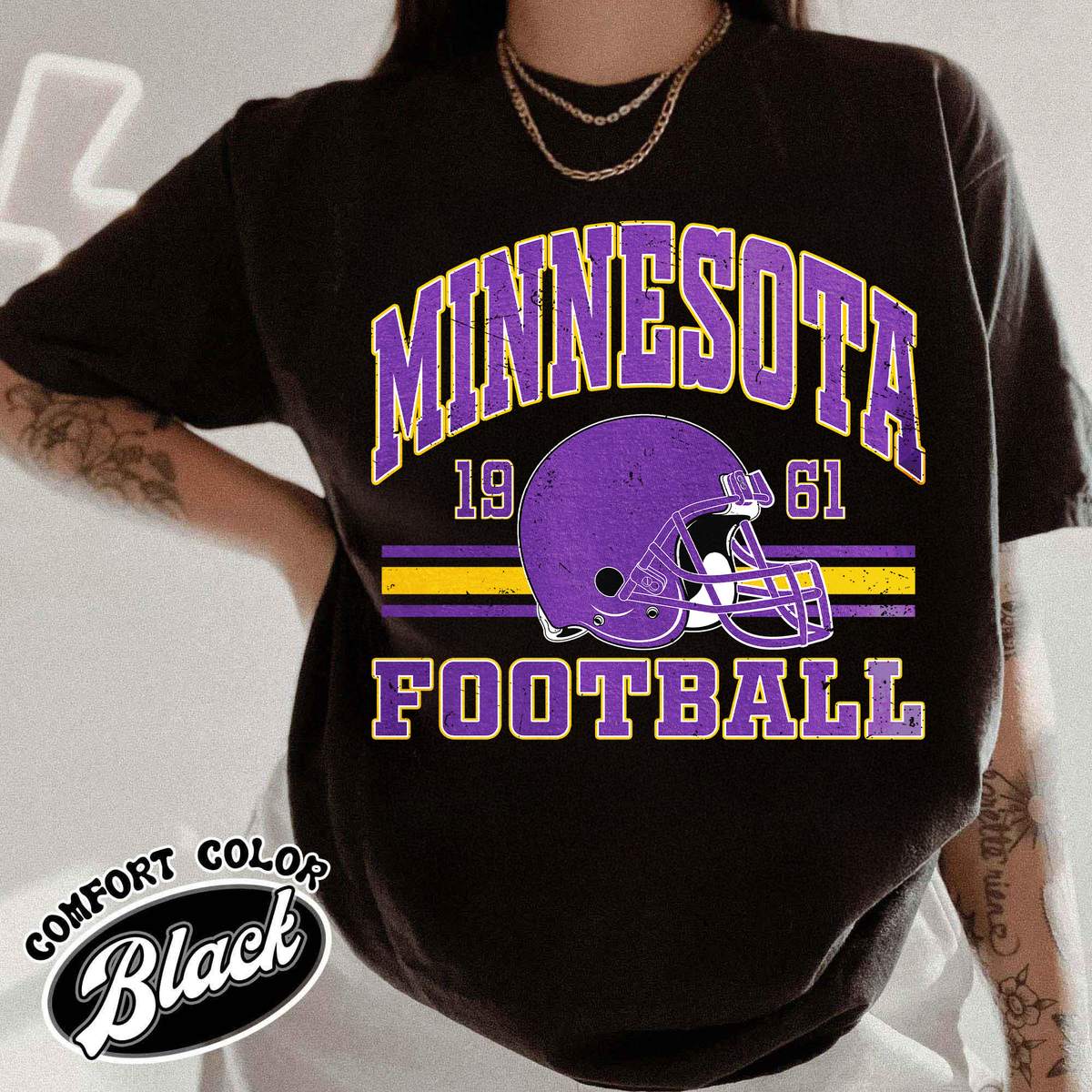 Unisex Minnesota football vintage t-shirt for men and women
