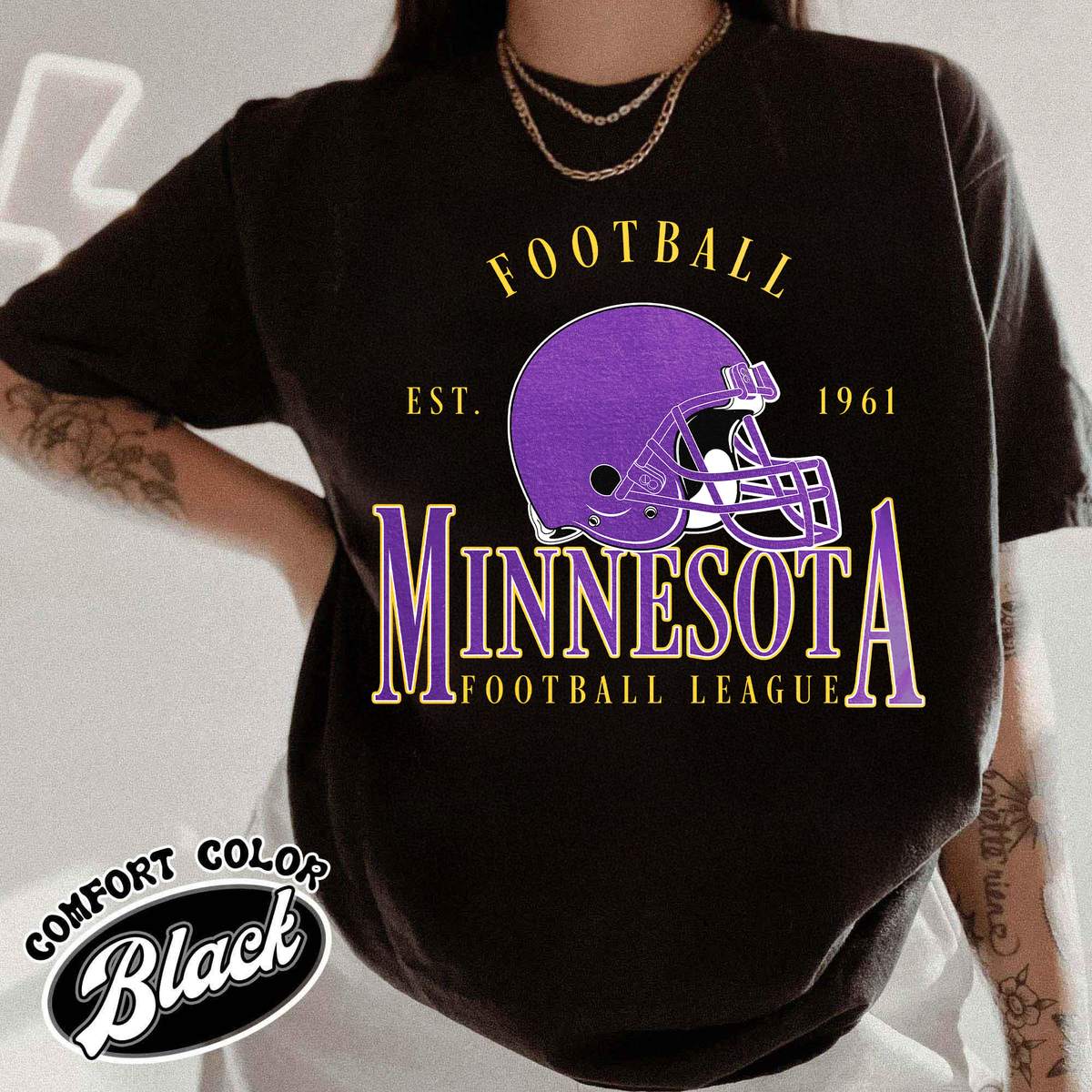 Unisex Minnesota football vintage t-shirt for men and women