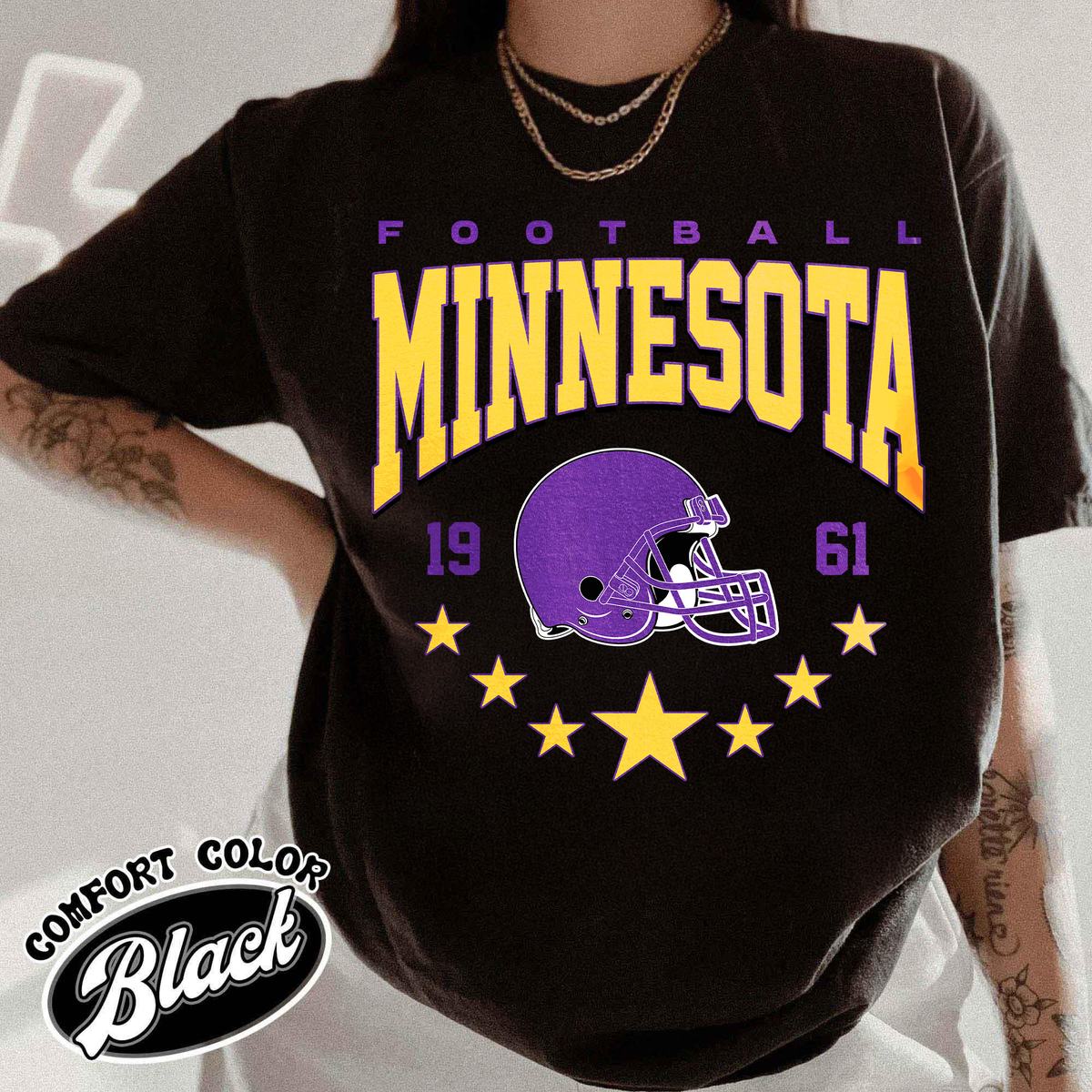 Unisex Minnesota football vintage t-shirt for men and women