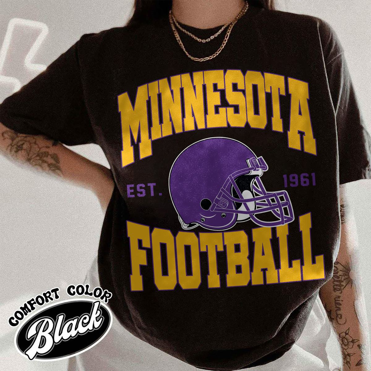 Unisex Minnesota football vintage t-shirt for men and women