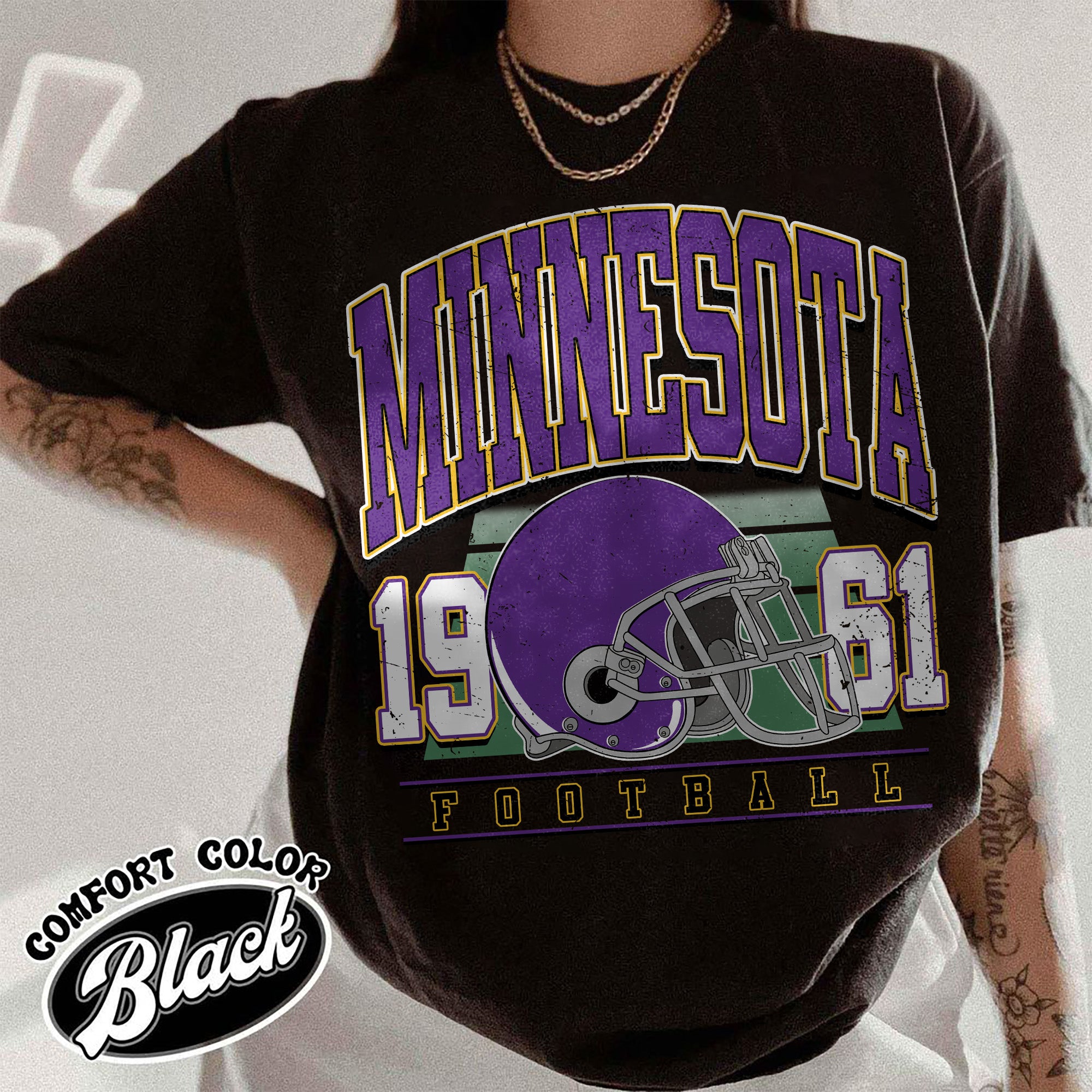 Unisex Minnesota football vintage t-shirt for men and women