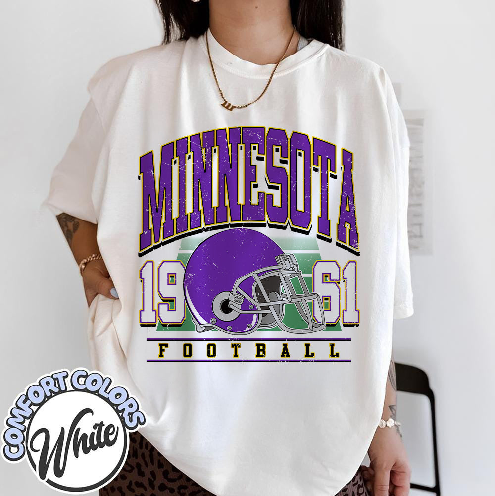 Unisex Minnesota football vintage t-shirt for men and women