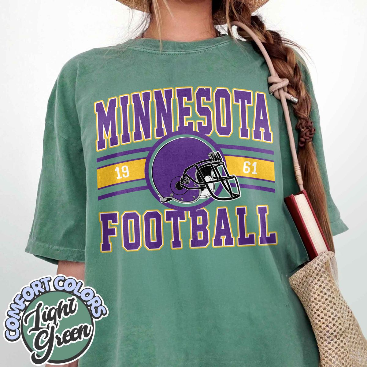 Unisex Minnesota football vintage t-shirt for men and women