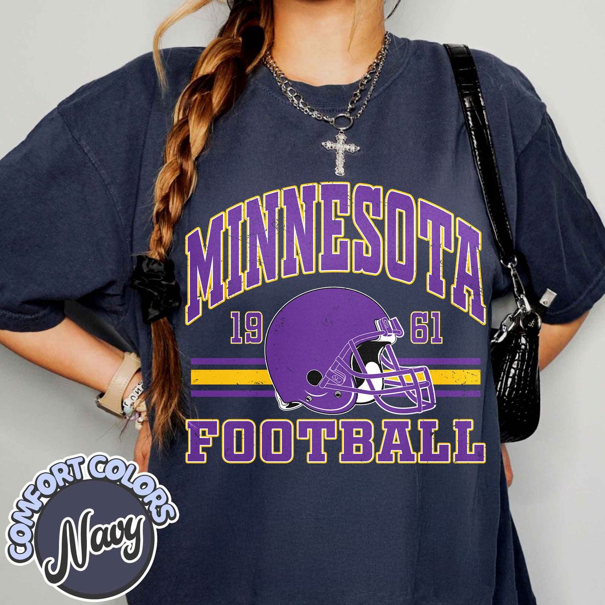Unisex Minnesota football vintage t-shirt for men and women