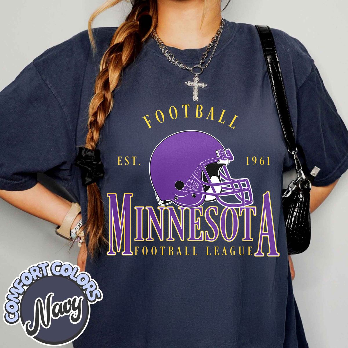 Unisex Minnesota football vintage t-shirt for men and women