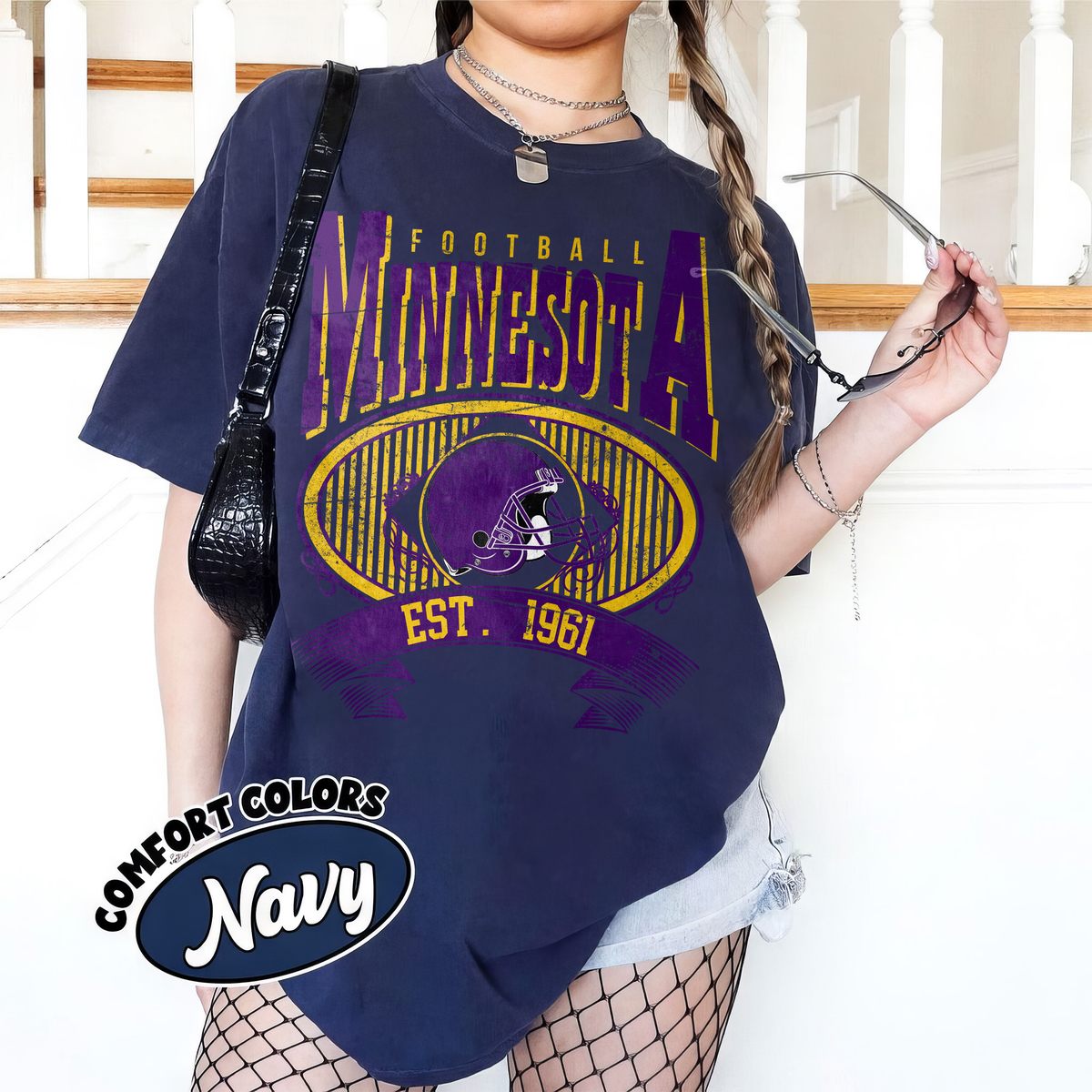 Unisex Minnesota football vintage t-shirt for men and women