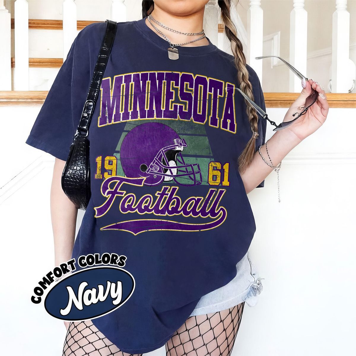 Unisex Minnesota football vintage t-shirt for men and women