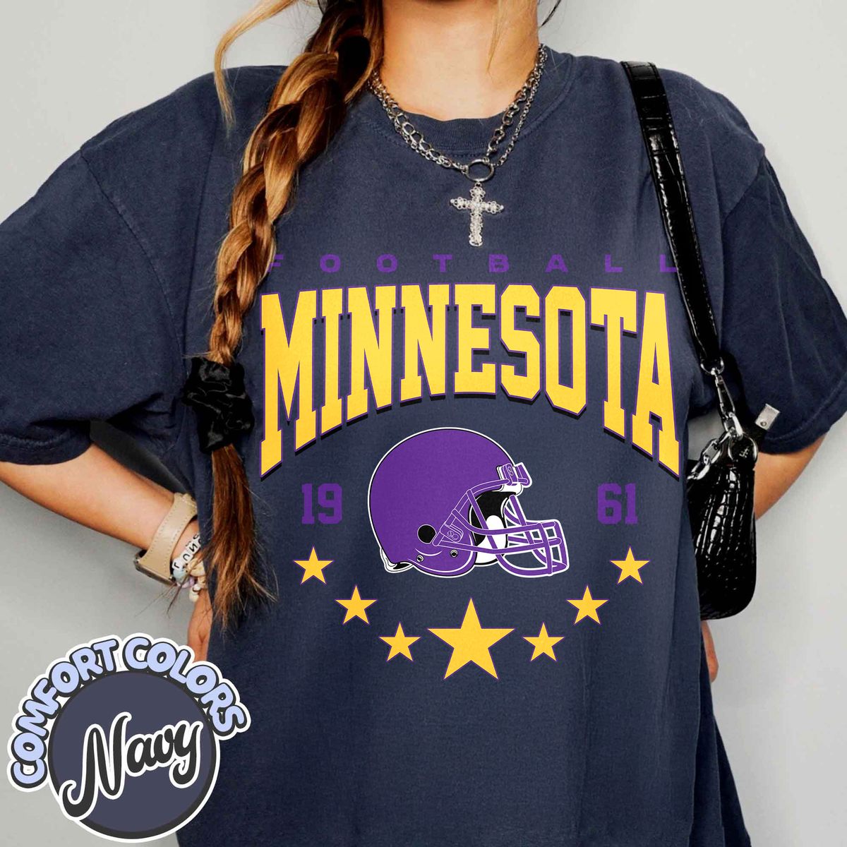 Unisex Minnesota football vintage t-shirt for men and women