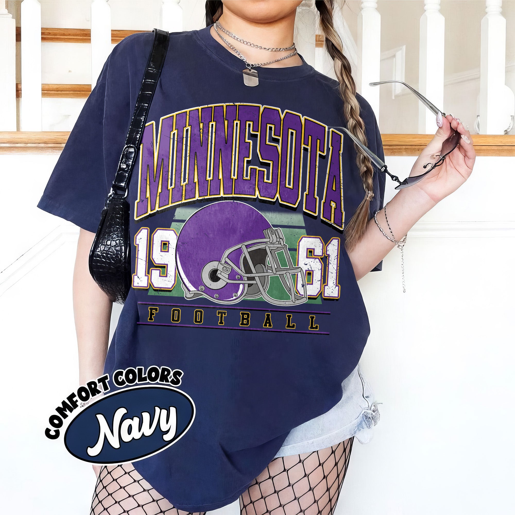 Unisex Minnesota football vintage t-shirt for men and women
