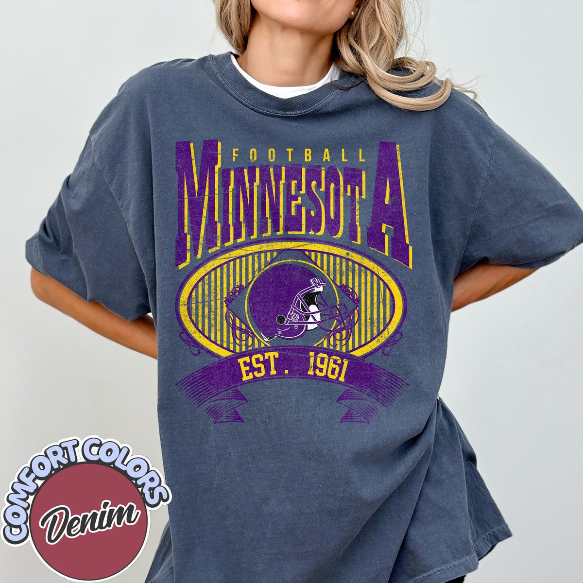 Unisex Minnesota football vintage t-shirt for men and women