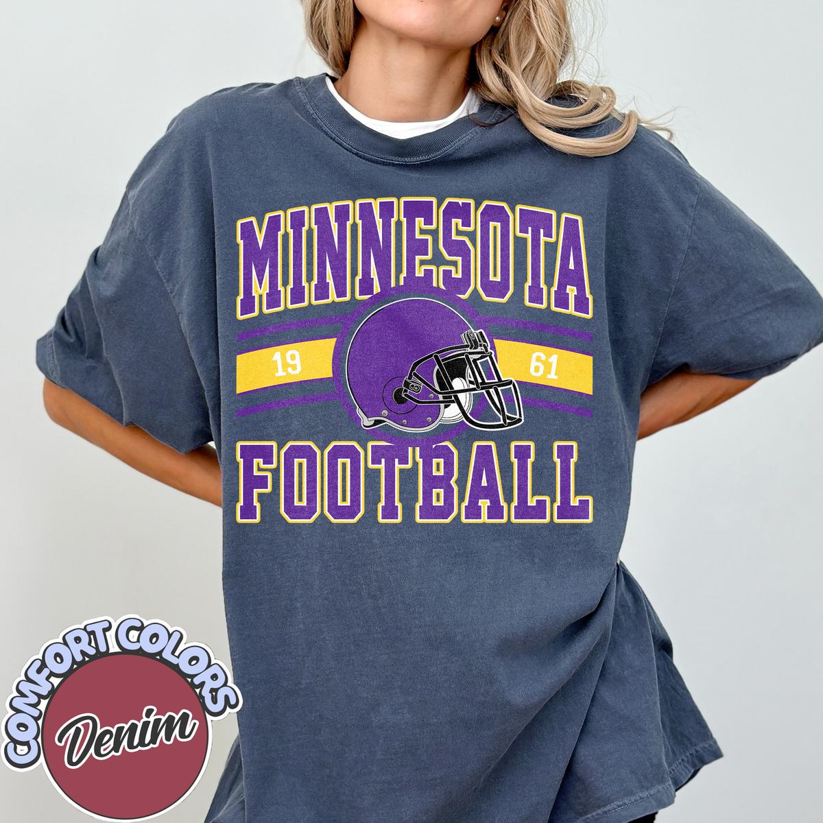 Unisex Minnesota football vintage t-shirt for men and women