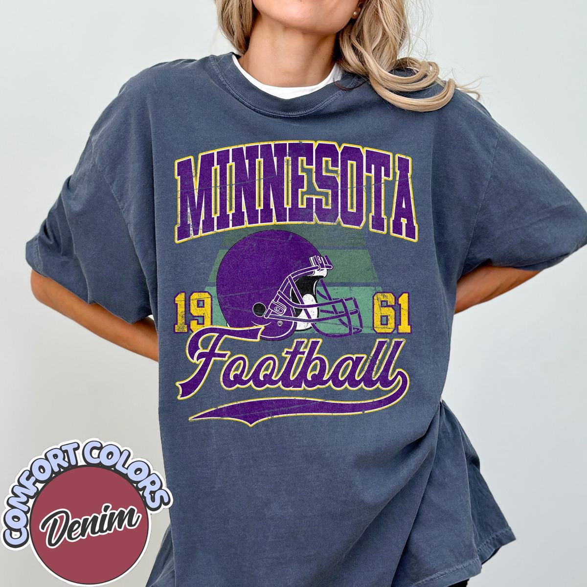 Unisex Minnesota football vintage t-shirt for men and women
