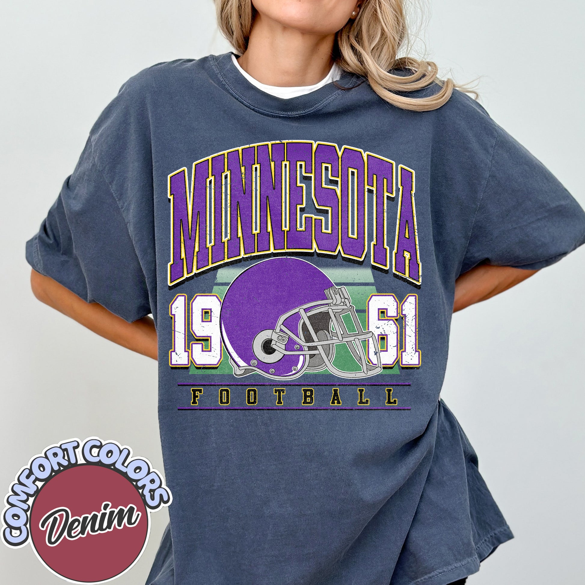 Unisex Minnesota football vintage t-shirt for men and women
