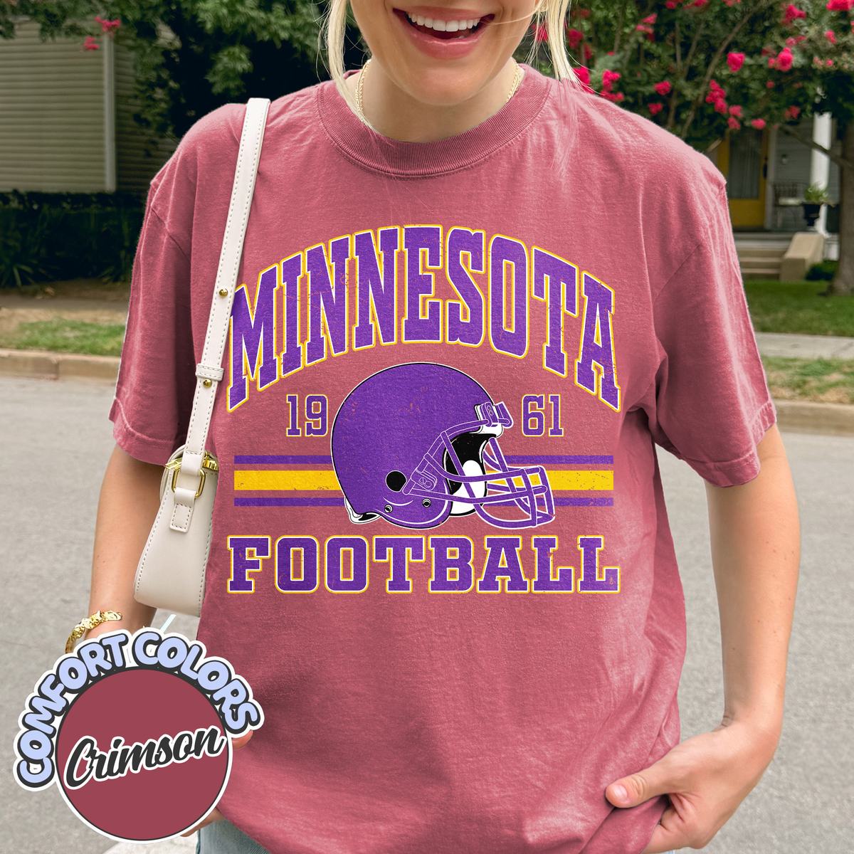 Unisex Minnesota football vintage t-shirt for men and women