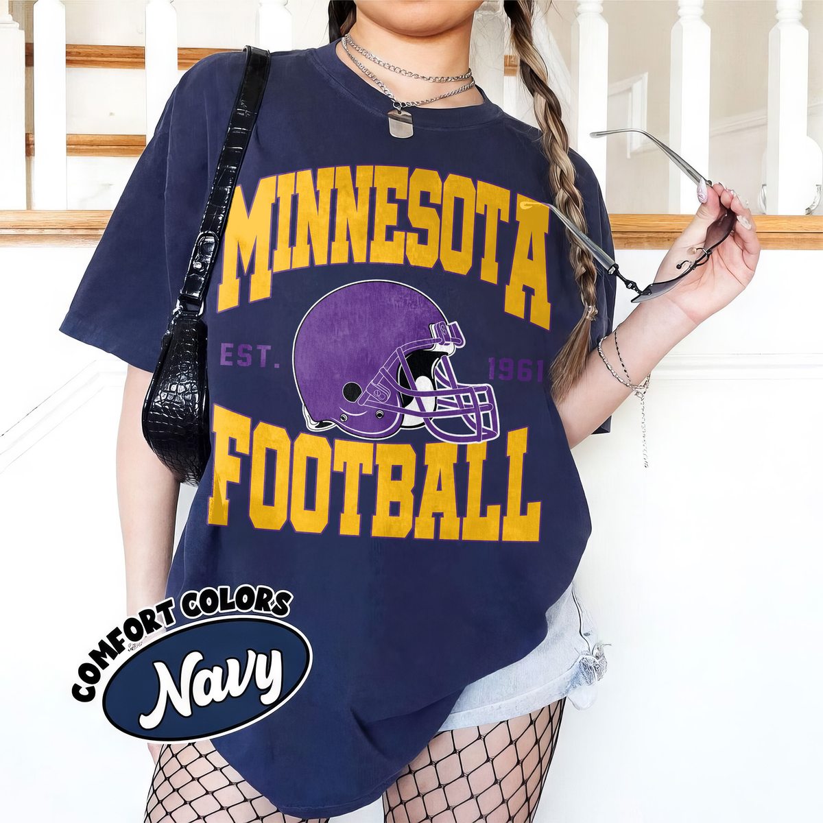 Unisex Minnesota football vintage t-shirt for men and women