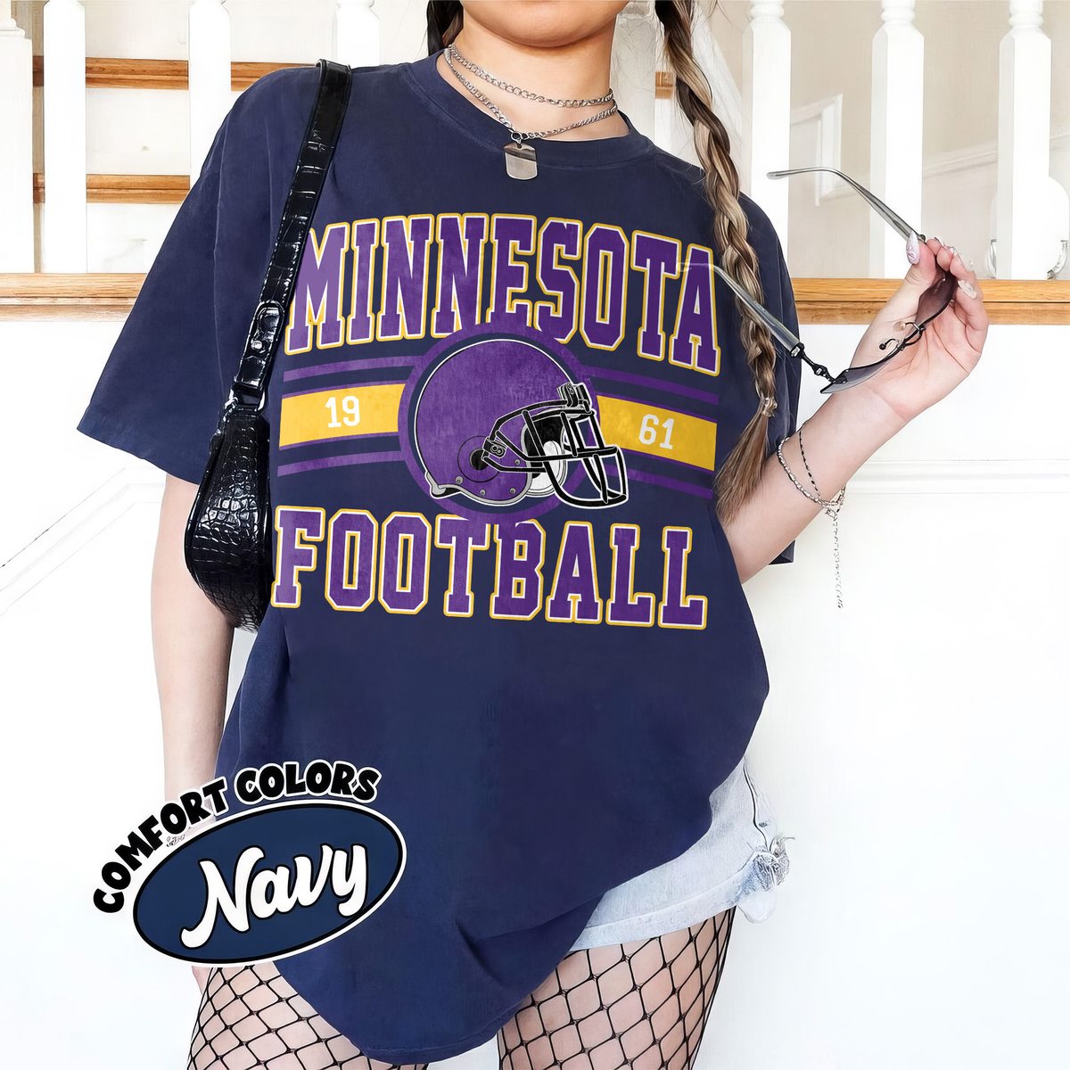 Unisex Minnesota football vintage t-shirt for men and women