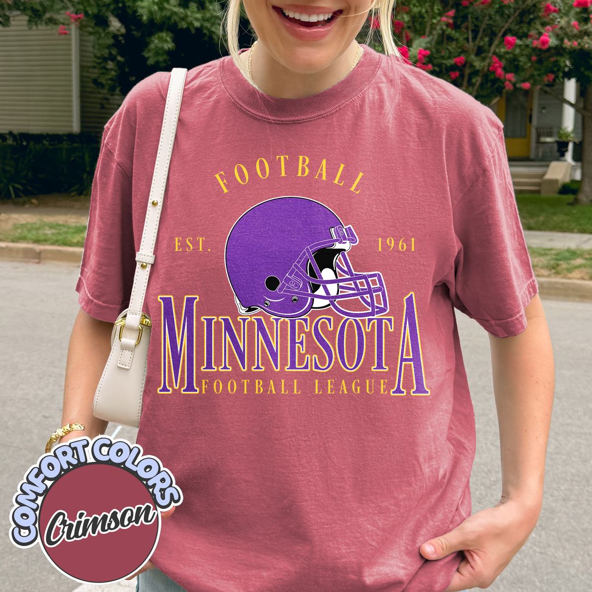 Unisex Minnesota football vintage t-shirt for men and women