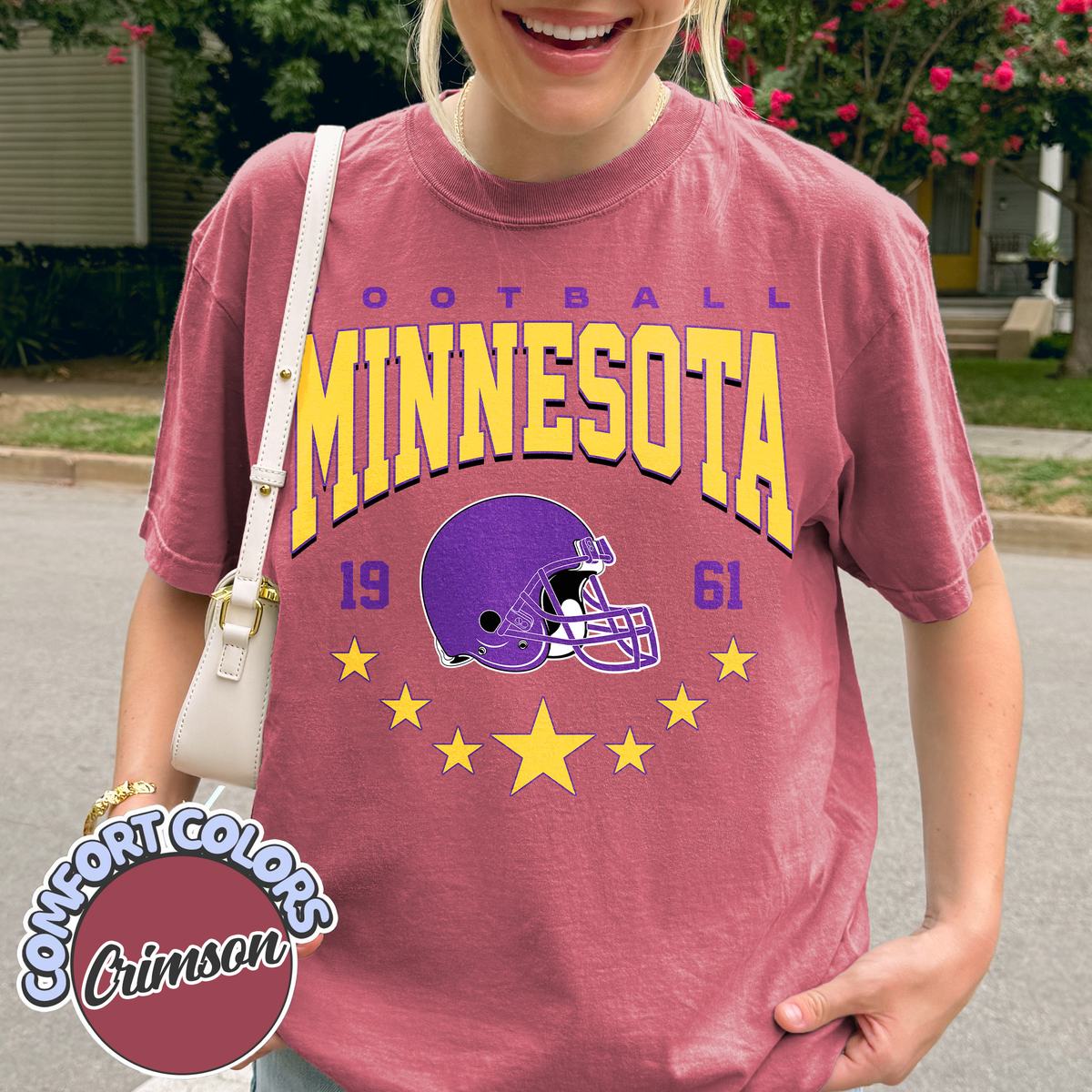 Unisex Minnesota football vintage t-shirt for men and women