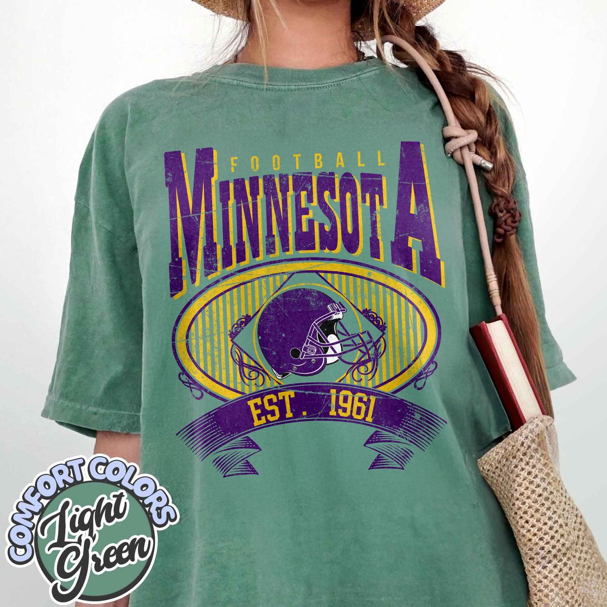 Unisex Minnesota football vintage t-shirt for men and women