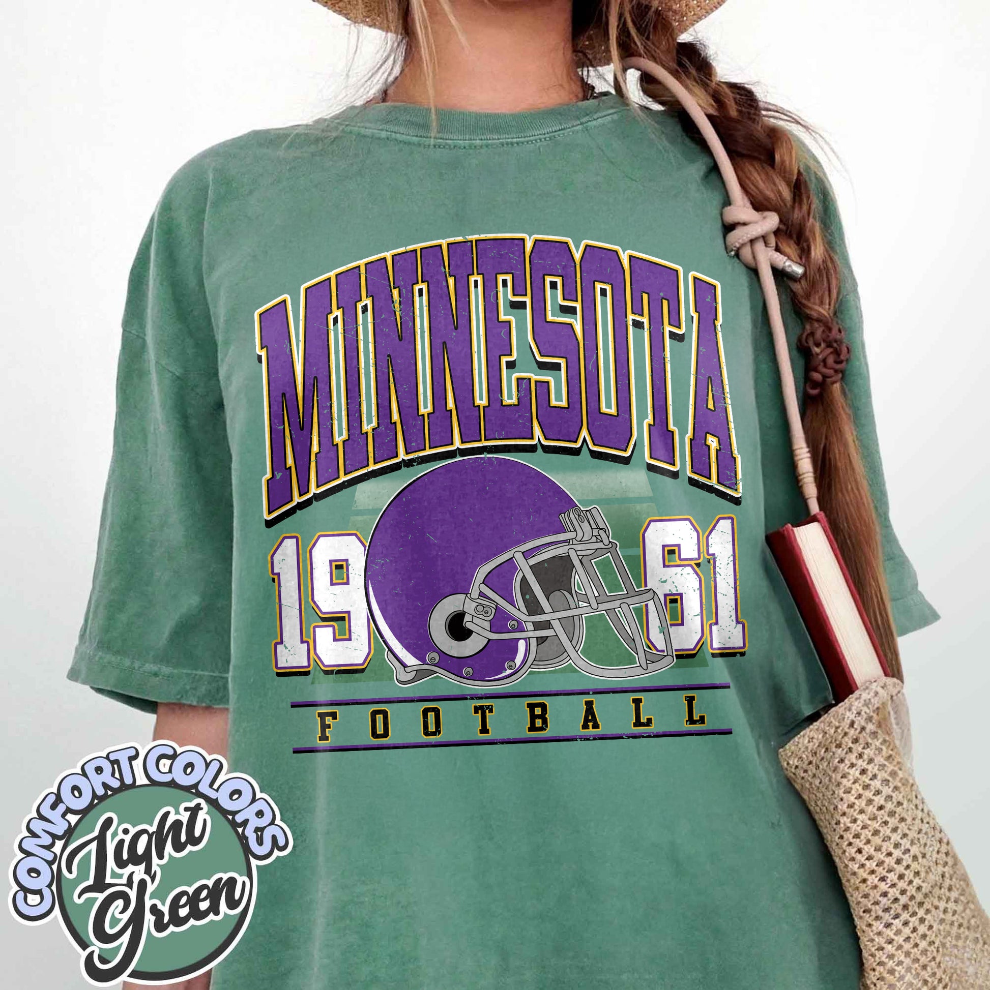 Unisex Minnesota football vintage t-shirt for men and women