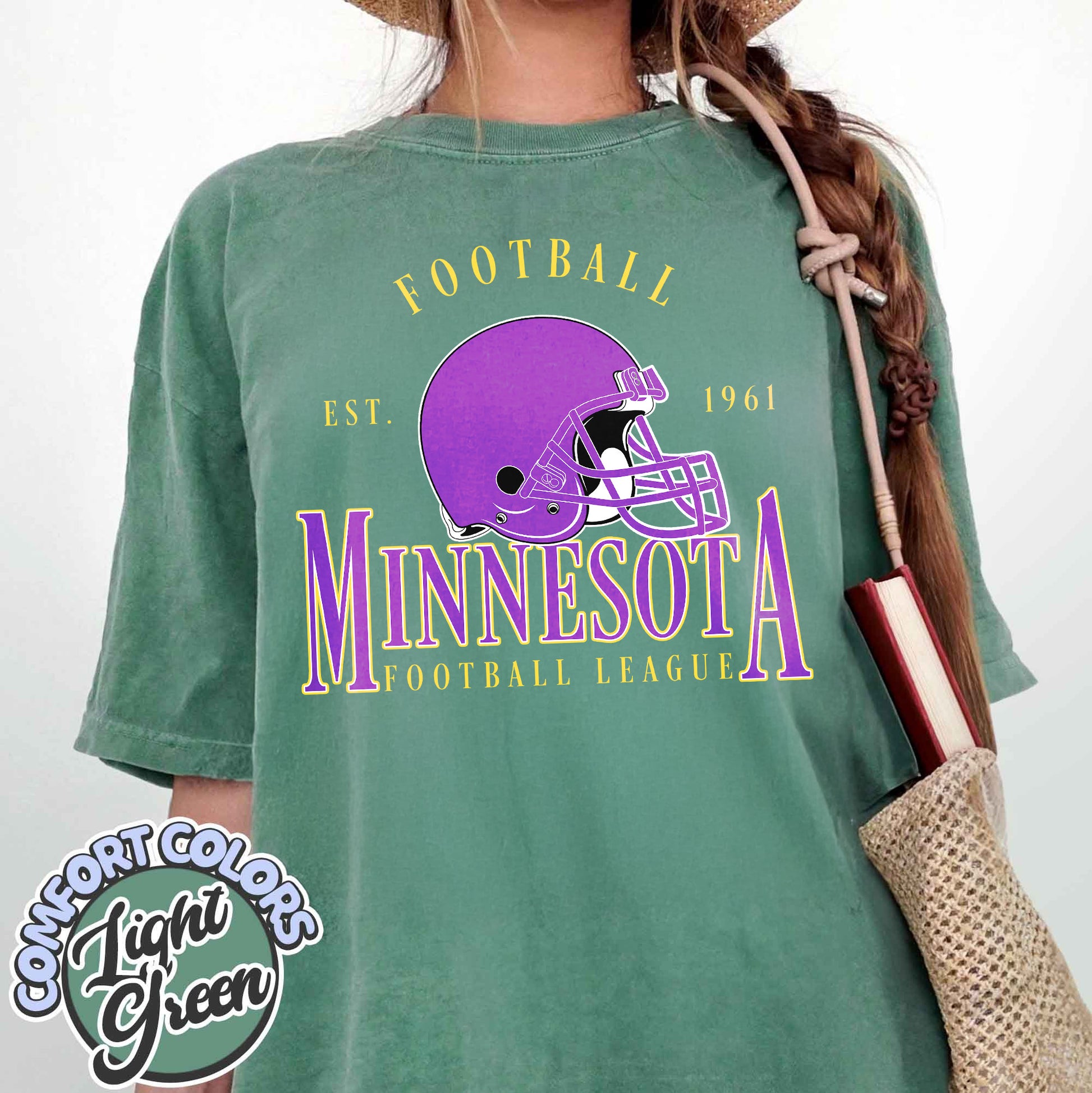 Unisex Minnesota football vintage t-shirt for men and women