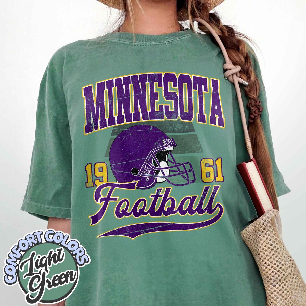 Unisex Minnesota football vintage t-shirt for men and women