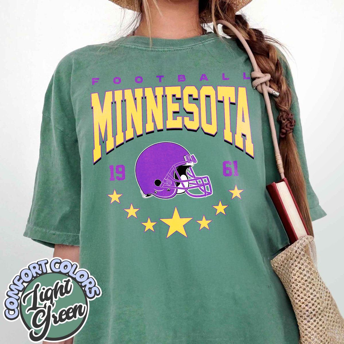 Unisex Minnesota football vintage t-shirt for men and women