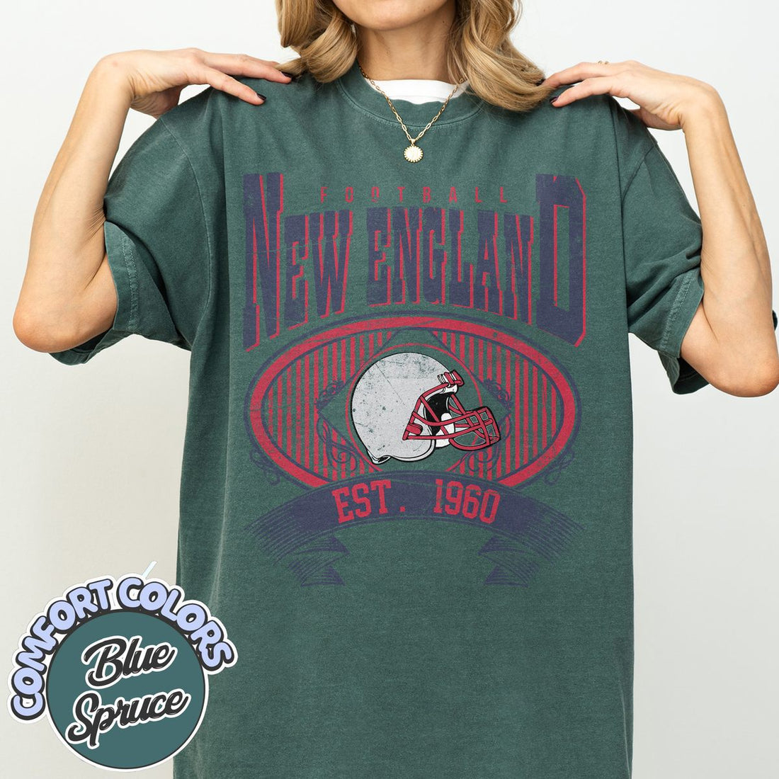 Unisex New England football vintage t-shirt for men and women