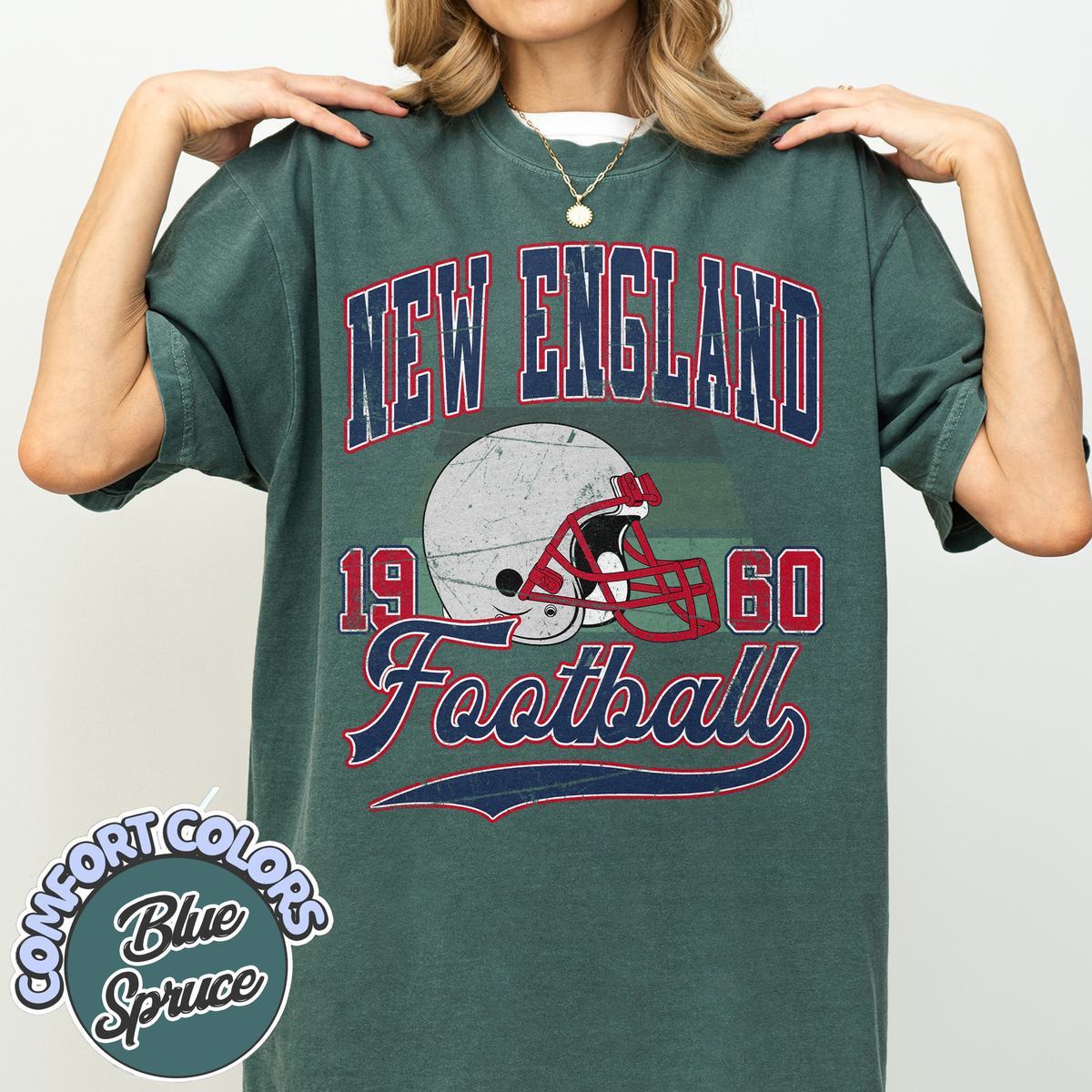 Unisex New England football vintage t-shirt for men and women
