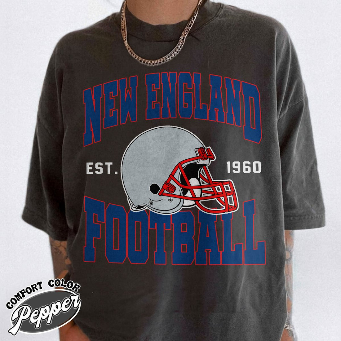 Unisex New England football vintage t-shirt for men and women