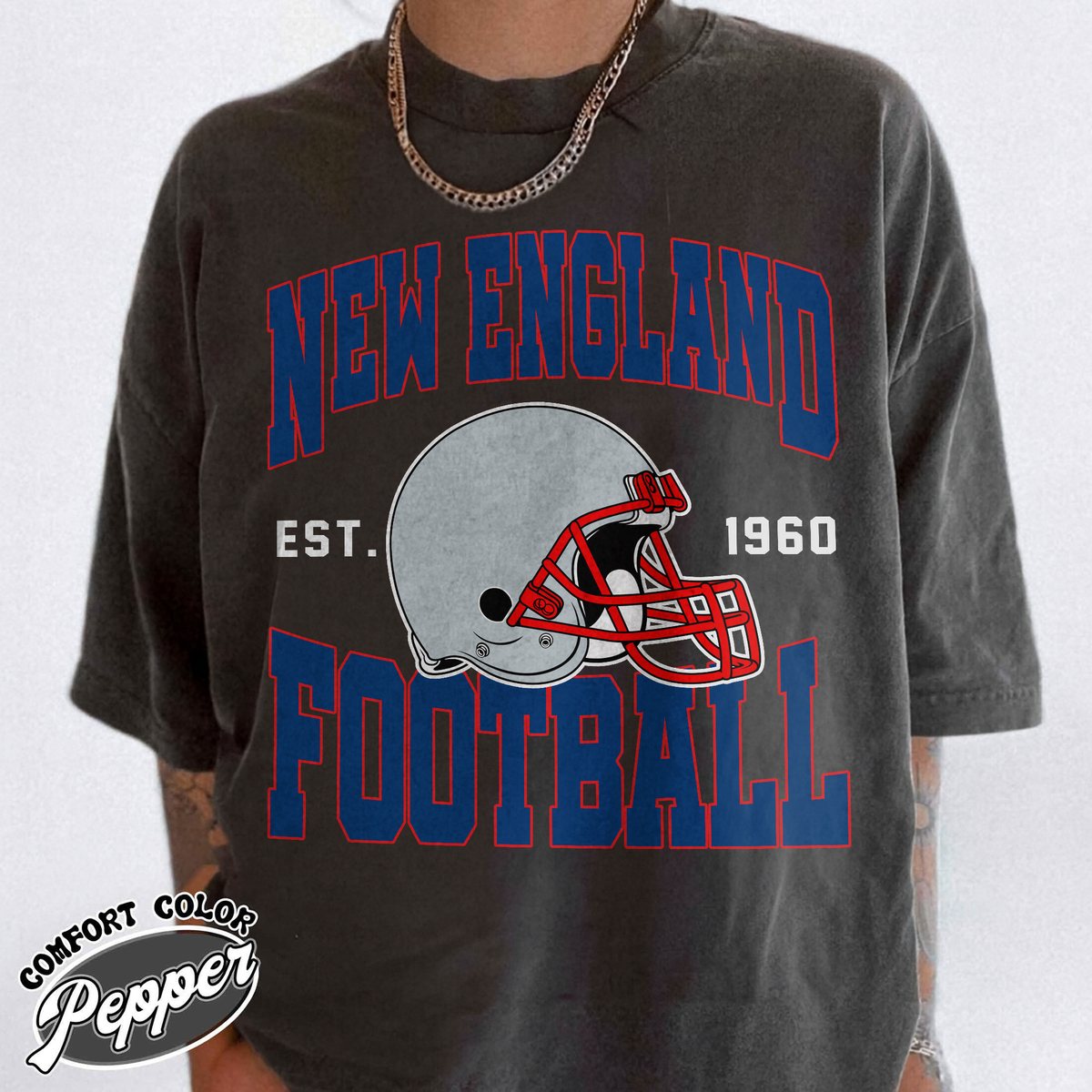 Unisex New England football vintage t-shirt for men and women