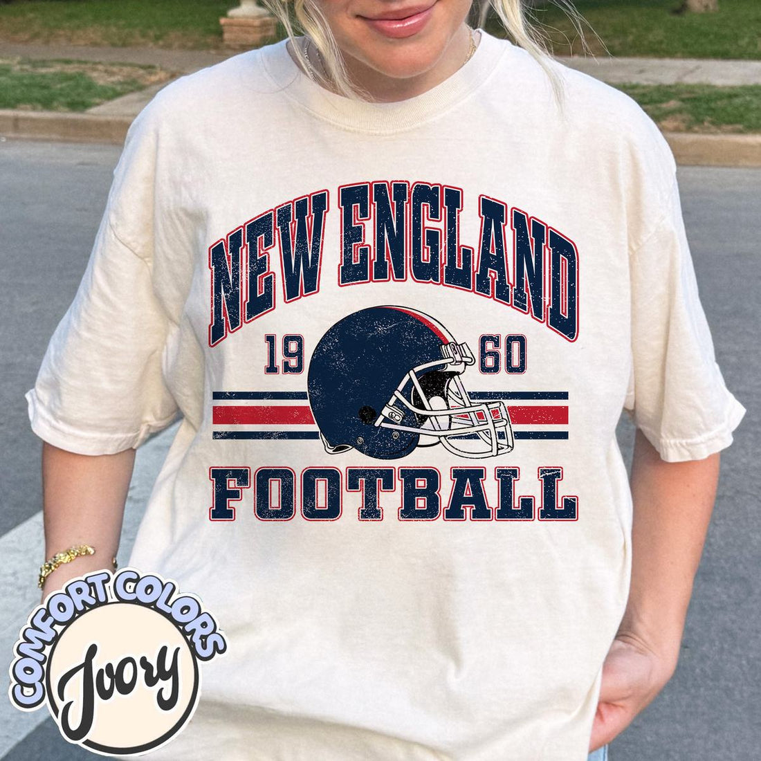 Unisex New England football vintage t-shirt for men and women