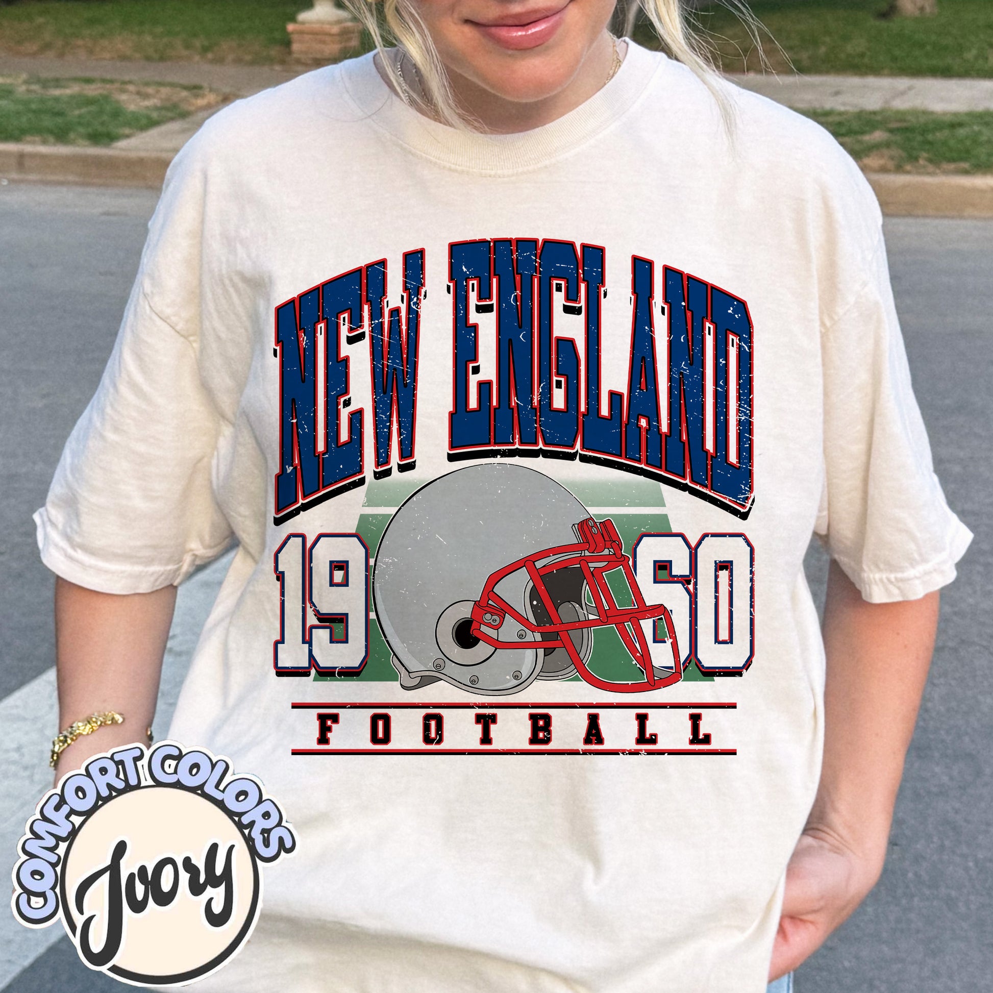 Unisex New England football vintage t-shirt for men and women