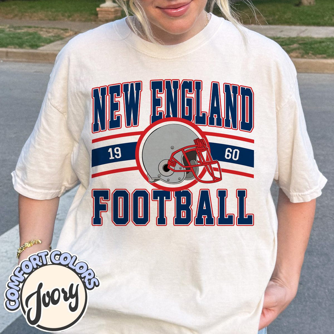 Unisex New England football vintage t-shirt for men and women